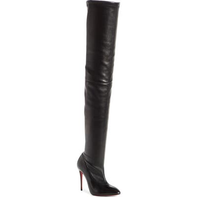 Christian Louboutin Elouix Over The Knee Boot, Black