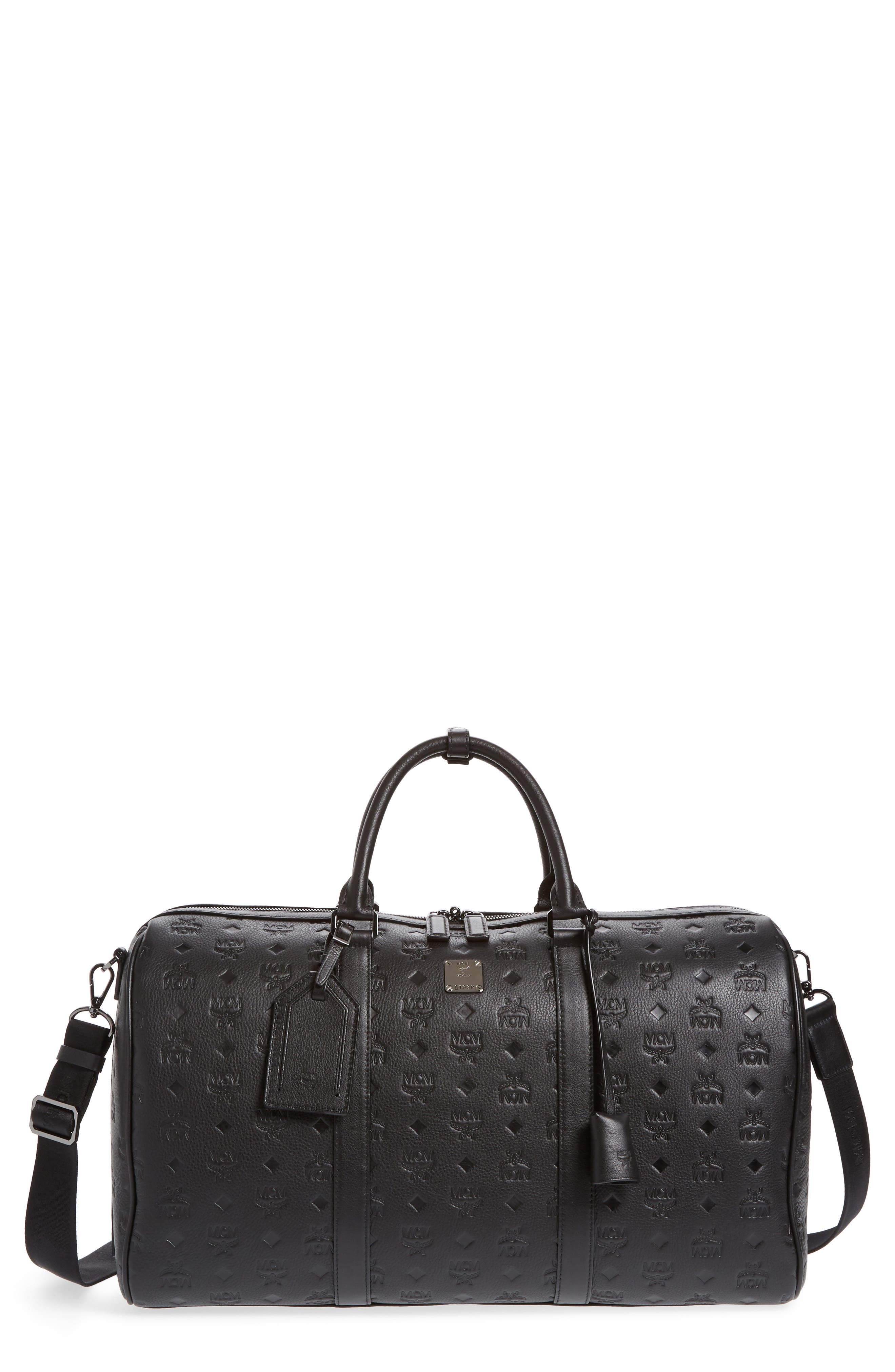 mcm ottomar leather backpack