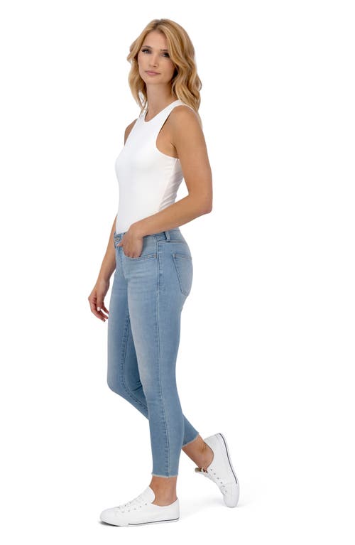 Lucky Brand Ava Mid Rise Skinny Jeans In Maja Fray