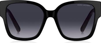 Marc jacobs best sale 54mm square sunglasses