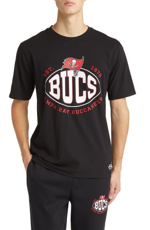 BOSS x NFL Stretch Cotton Graphic T-Shirt Tampa Bay Buccaneers Black at Nordstrom,