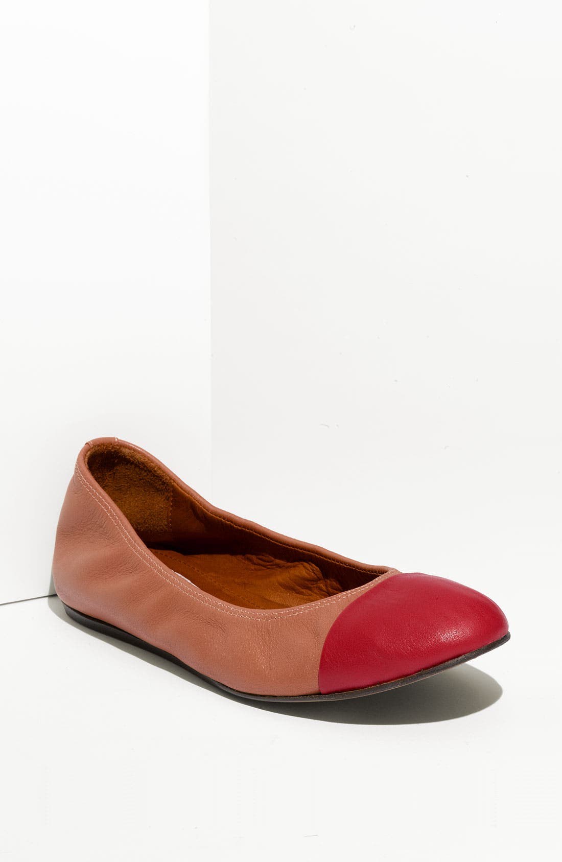 Lanvin Cap Toe Ballerina Flat | Nordstrom