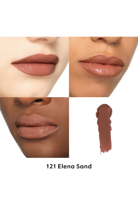 Gucci Long Lasting Satin Lipstick 121 Elena Sand 0.12 oz In 121 Elena Sand