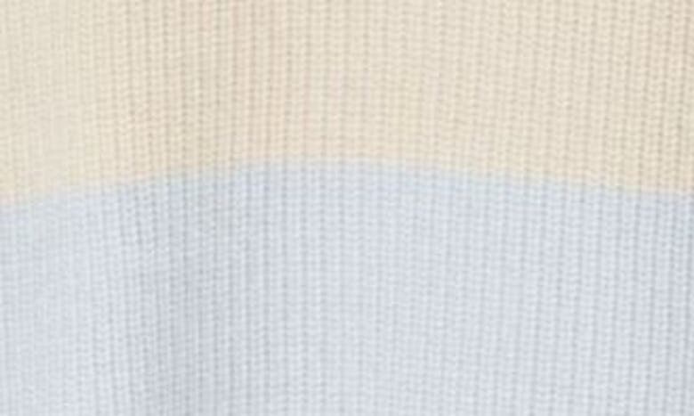 Shop Waste Yarn Project Odd Colorblock Wool Blend Sweater In Tonal White