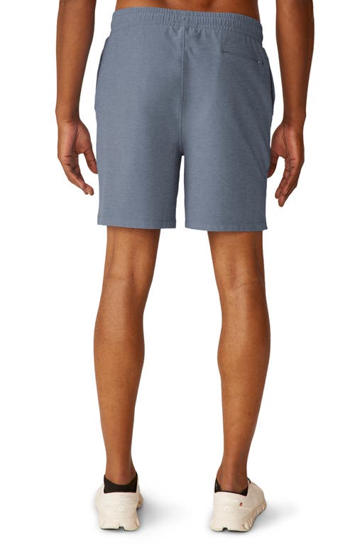 Beyond Yoga Take It Easy Sweat Shorts In Shadow Blue Heather