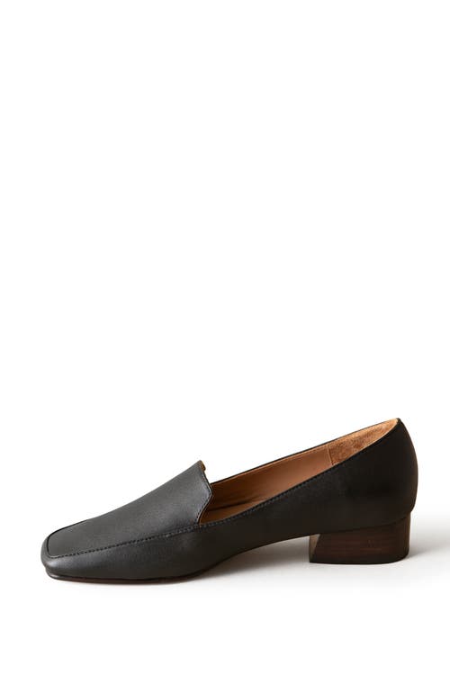 Huma Blanco Charlie Heeled Loafer In Coal
