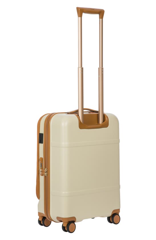 Shop Bric's Bellagio 2.0 Pocket 21-inch Wheeled Carry-on In Cream