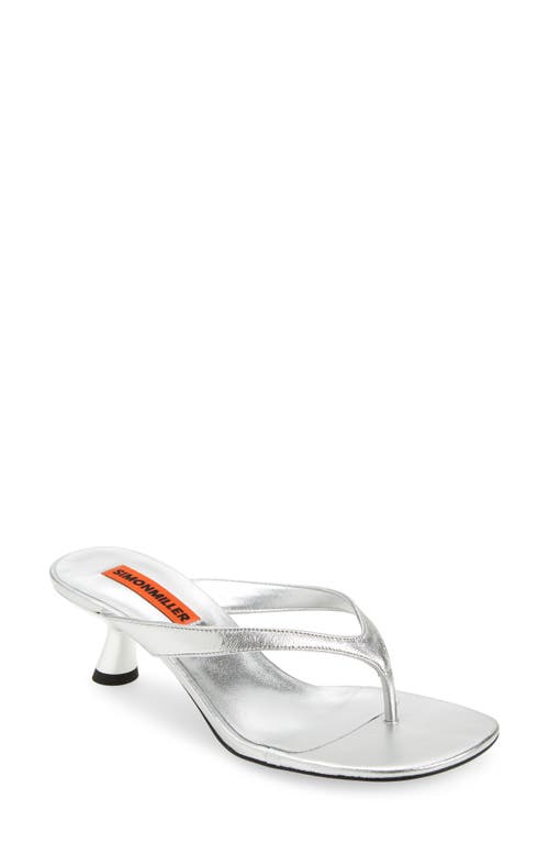 Simon Miller Beep Sandal Silver at Nordstrom,