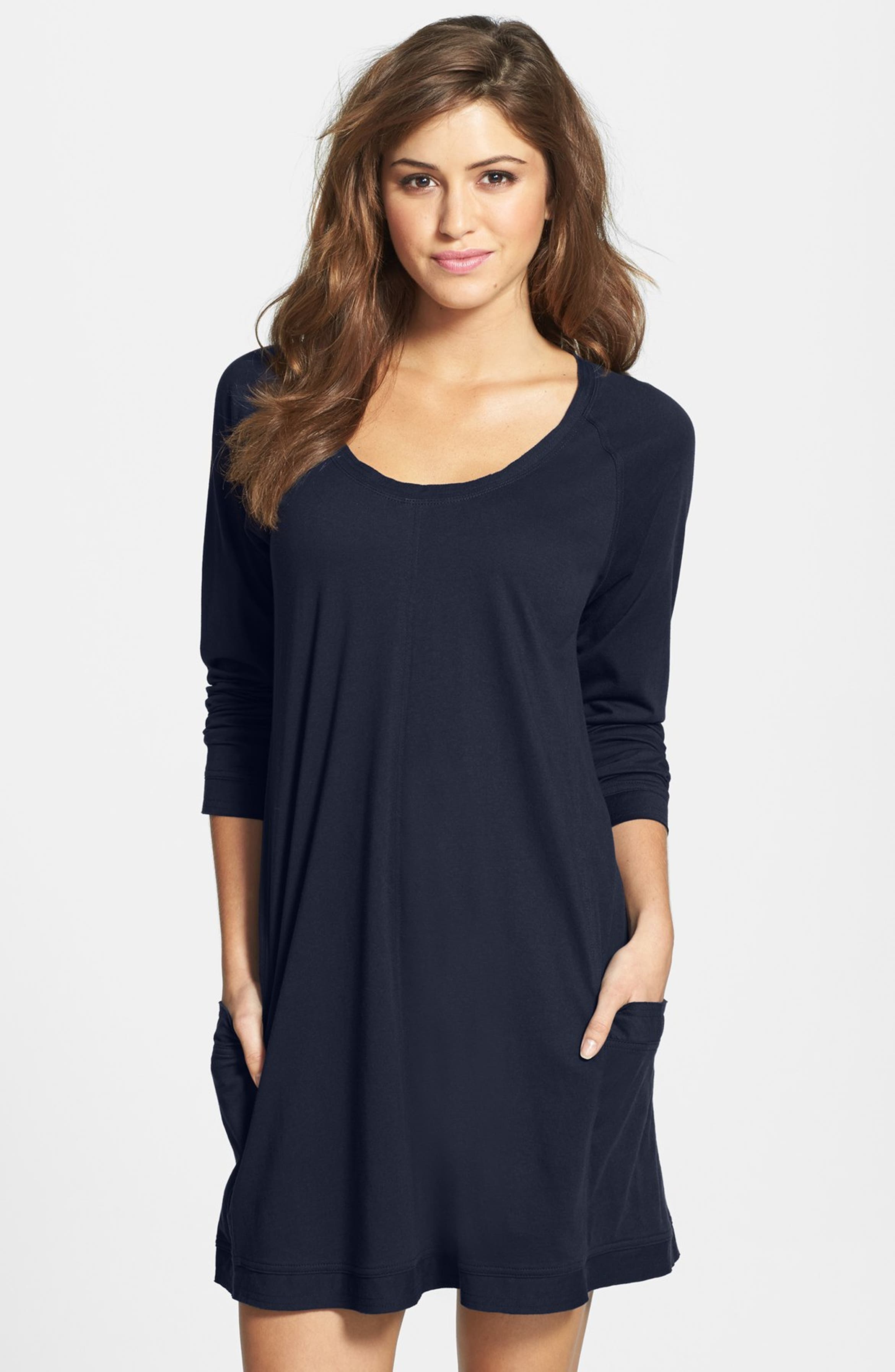 Donna Karan Pima Cotton Sleep Shirt | Nordstrom