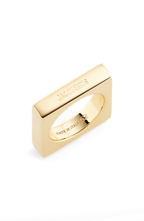 La Bague Carrée Ring in Light Gold 270