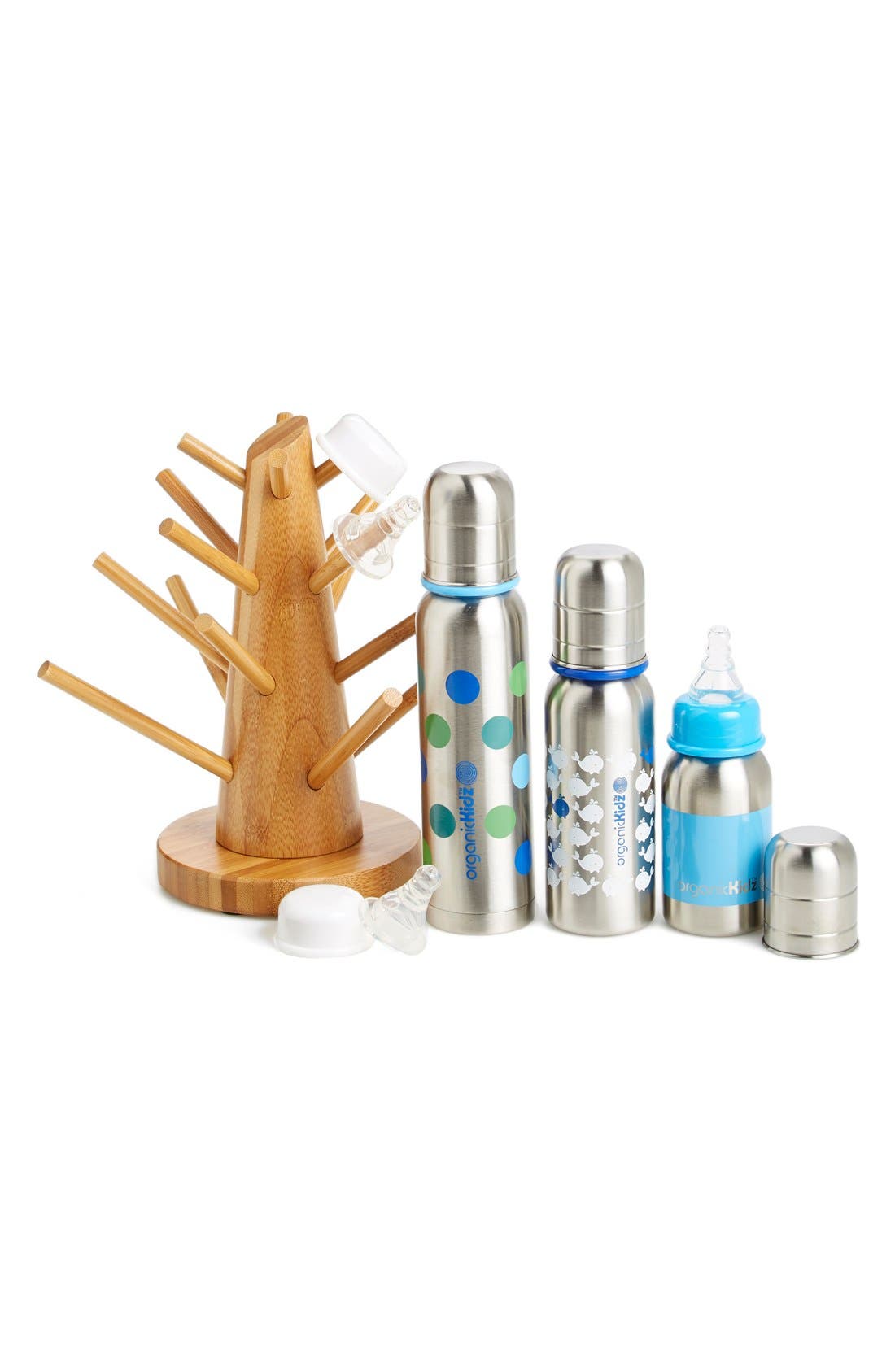 organicKidz™ Newborn Thermal Stainless Steel Baby Bottle Set (Nordstrom