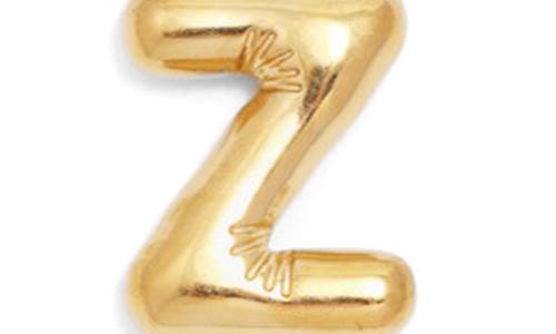 Petit Moments Bubble Initial Necklace In Gold - Z