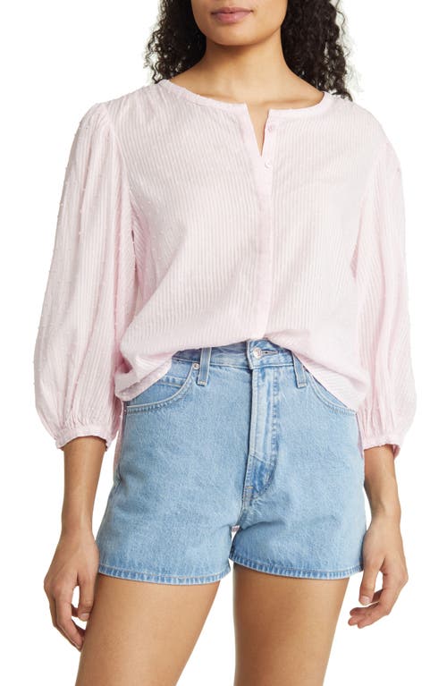 caslon(r) Dobby Button-Up Shirt in Pink Parfait