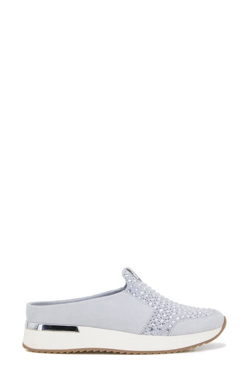 Reaction Kenneth Cole Carol Crystal Mule Sneaker In Mid Grey Knit