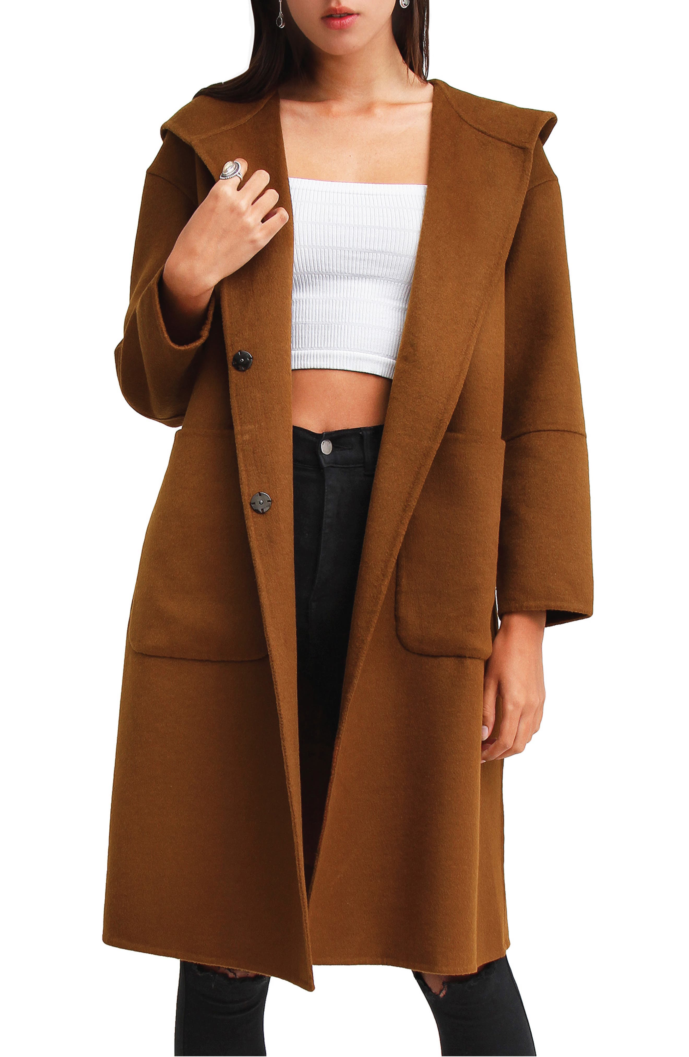 camel coat nordstrom rack