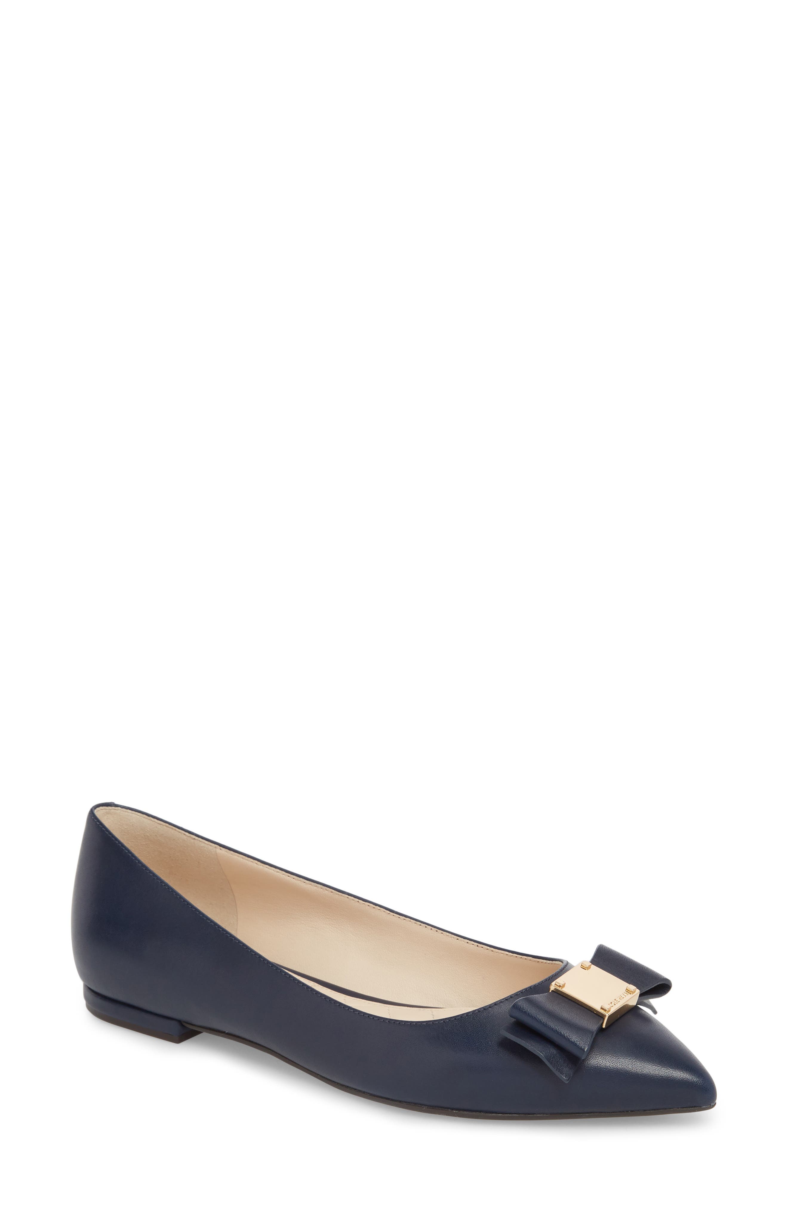 cole haan bow skimmer flat