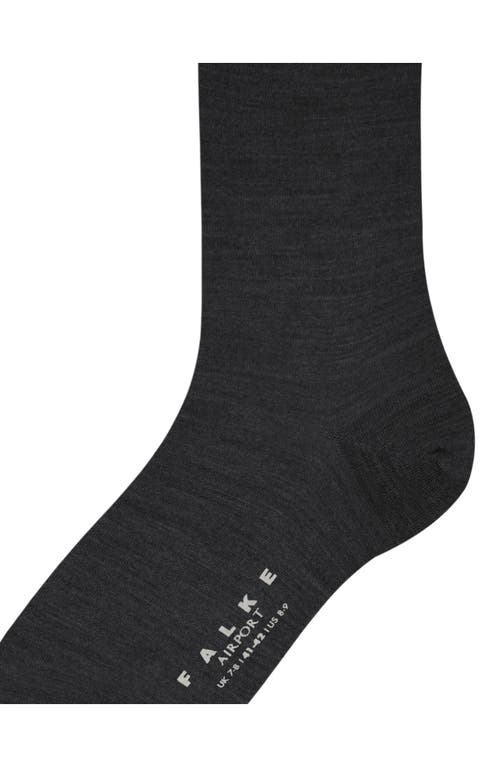 Shop Falke Airport Knee High Socks In Anthracite