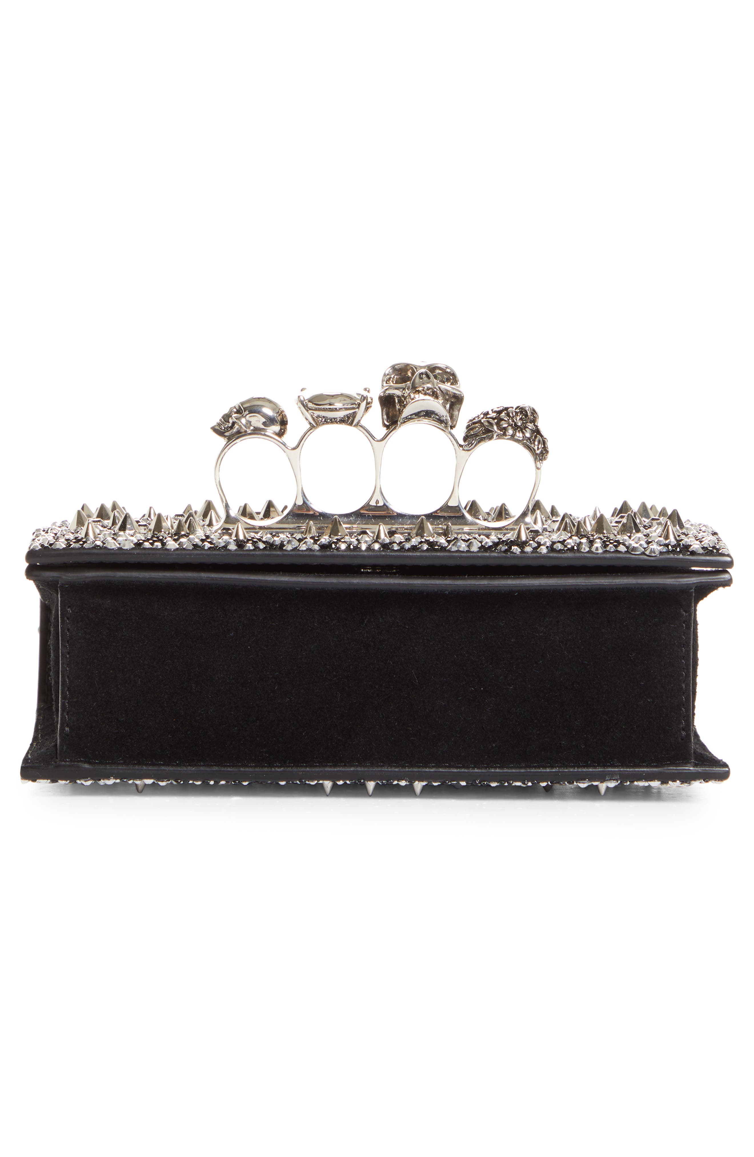 Knuckle Embellished Alexander Mcqueen Clutch Knuckle Alexander