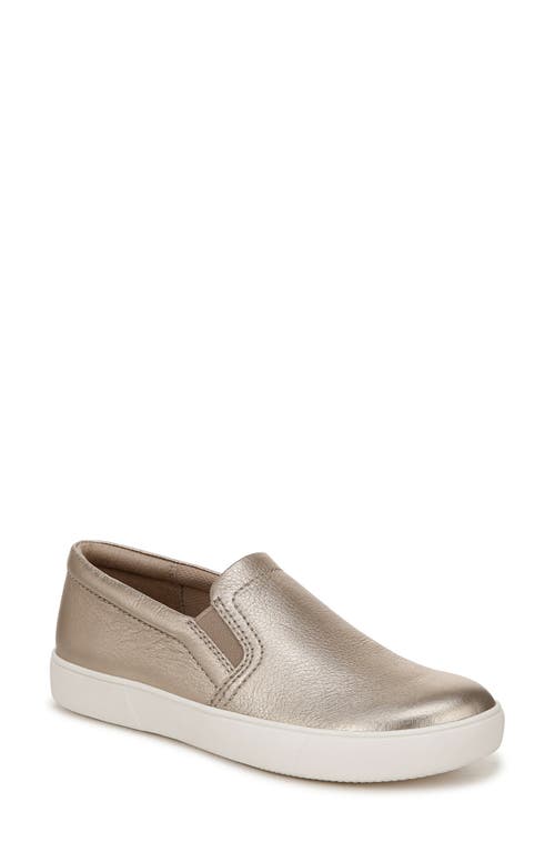 Naturalizer Marianne Slip-on Sneaker In Warm Silver Leather