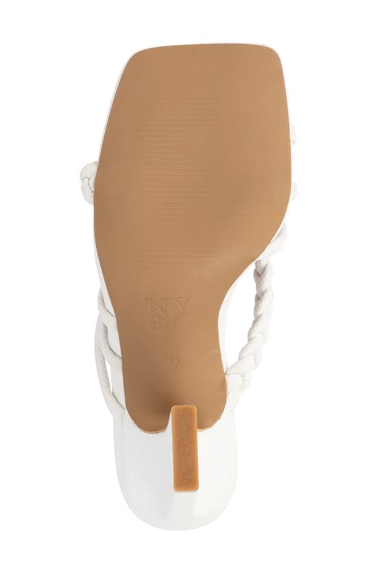 Shop New York And Company Dalia Heeled Sandal In White