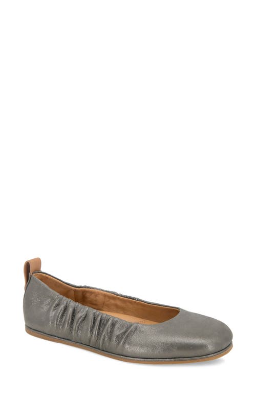 GENTLE SOULS BY KENNETH COLE Mavis Ballet Flat Pewter Leather at Nordstrom,