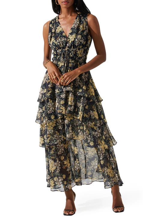 Chiffon Floral Dresses for Women