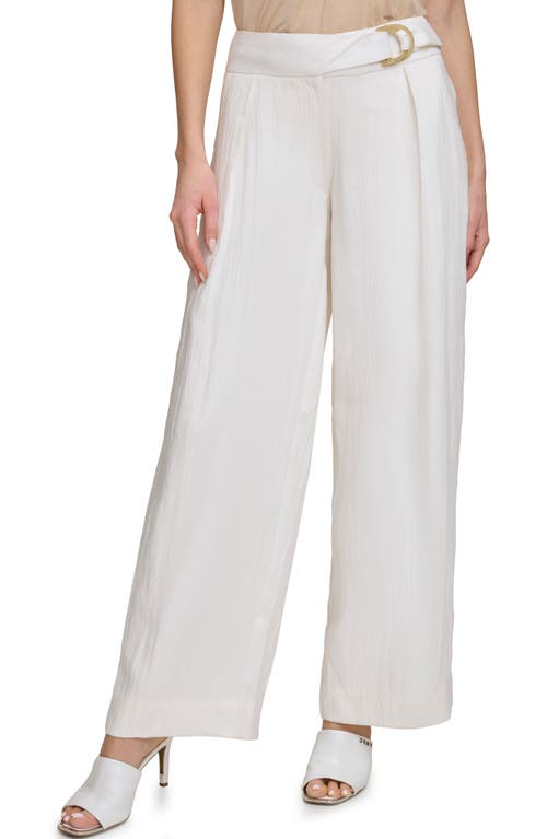 DKNY Belted Wide Leg Pants at Nordstrom,