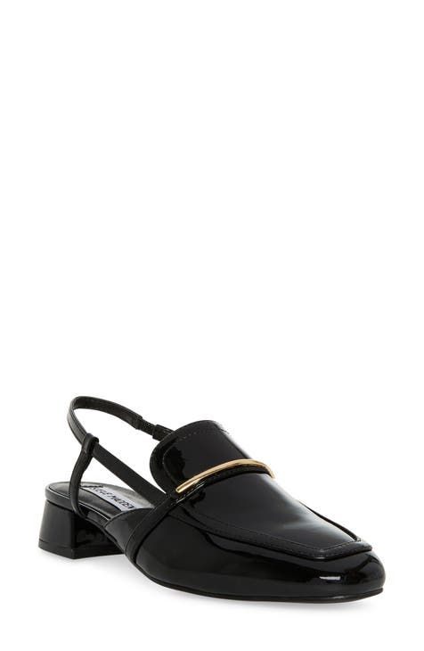 RIDLEY Black Leather Loafers  Women's Designer Shoes – Steve