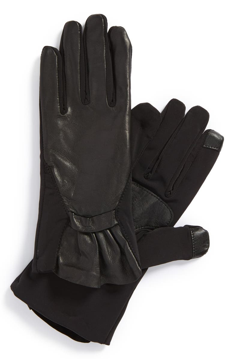 Echo 'Touch - Superfit Ruffle' Gloves | Nordstrom