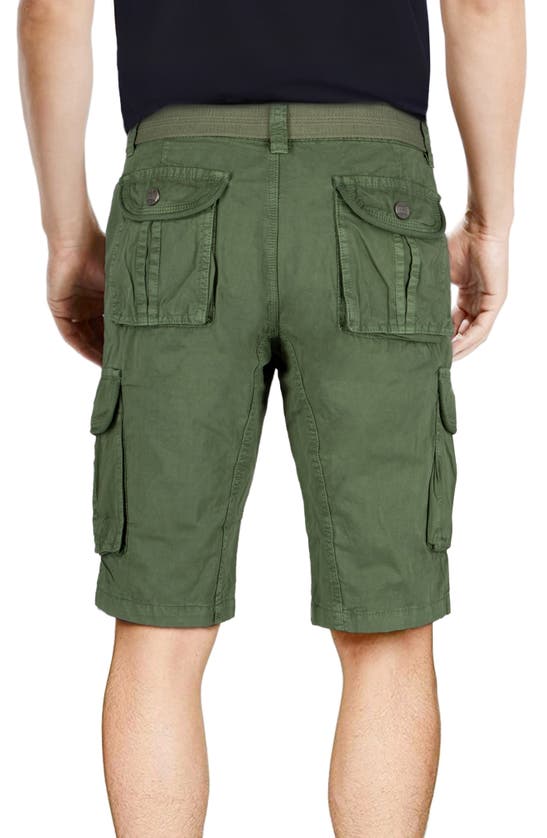 X-RAY XRAY BELTED COTTON TWILL CARGO SHORTS
