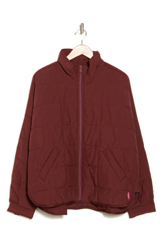 Fp Movement Pippa Packable Puffer Jacket In Chocolate