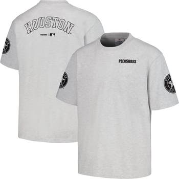 PLEASURES Men's PLEASURES Gray Houston Astros Team T-Shirt