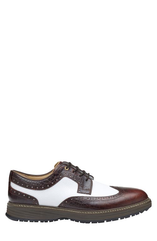 Johnston & Murphy Men's Waterproof Upton Gl3 Luxe Hybrid Shoes In Dkbrn Wp Fg/wh Scotchgrain