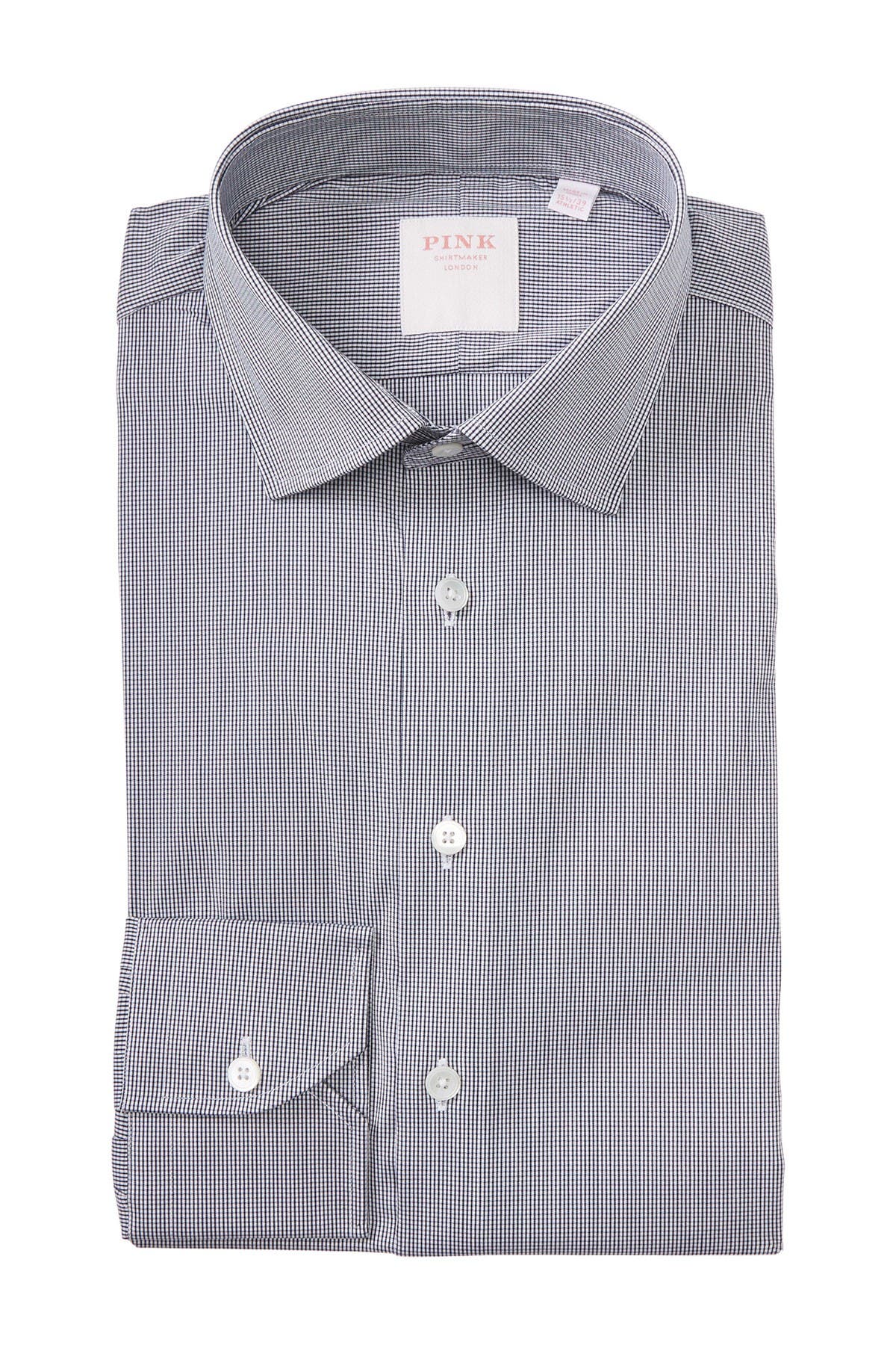 white patterned dress shirt