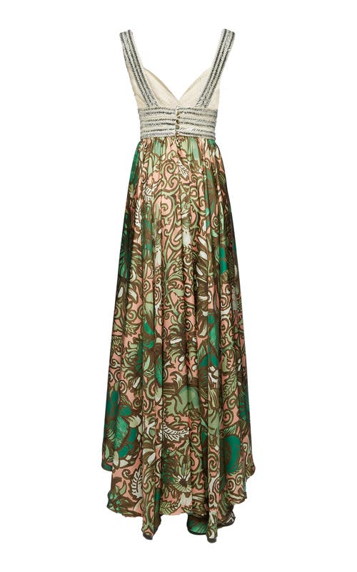 La Doublej Vavavoom Dress In Anemone Pink Olive