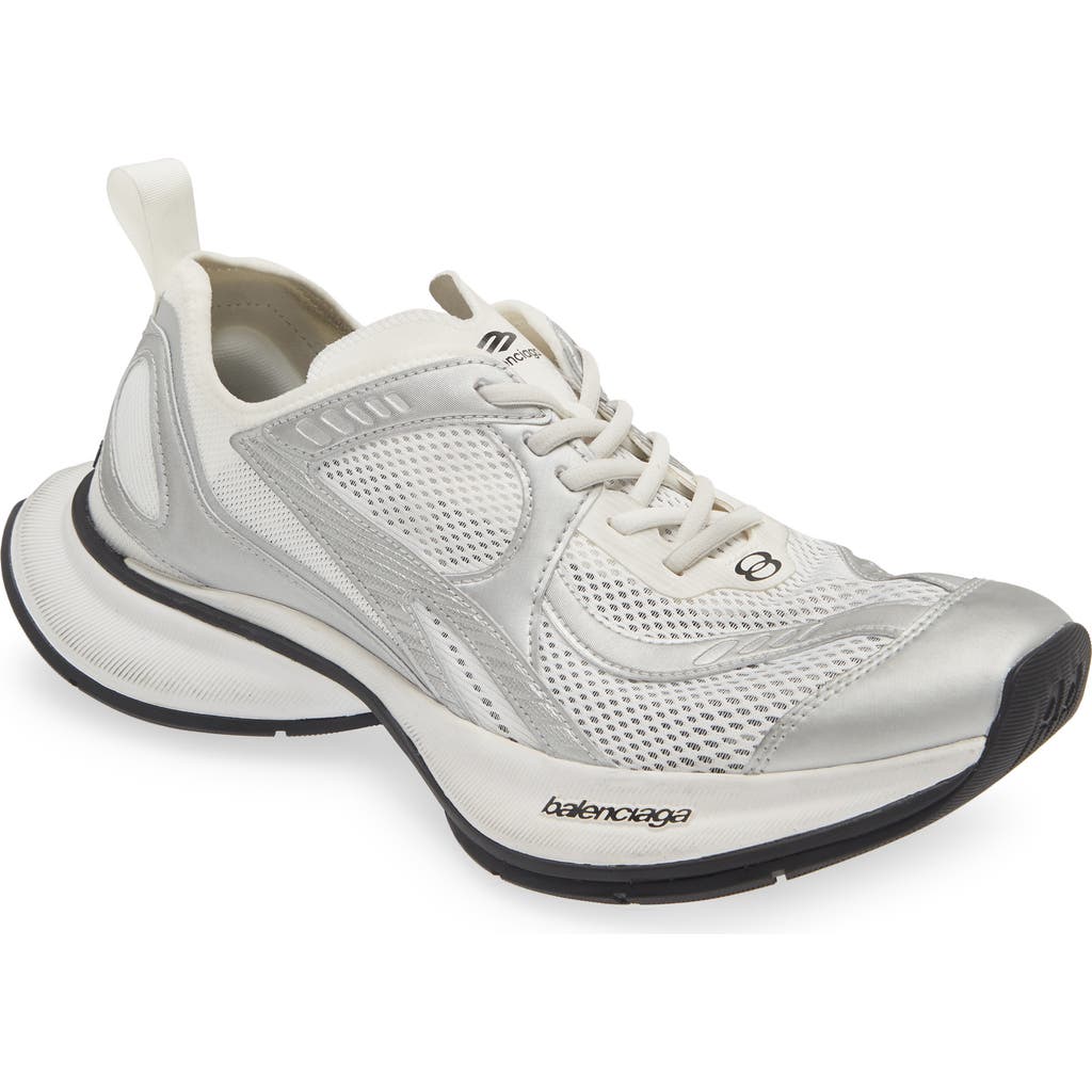 Balenciaga Circuit Canvas Low-top Sneakers In White