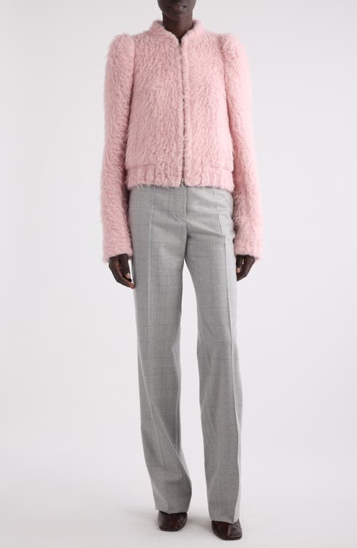 Shop Dries Van Noten Volca Wool & Alpaca Blend Jacket In Pink