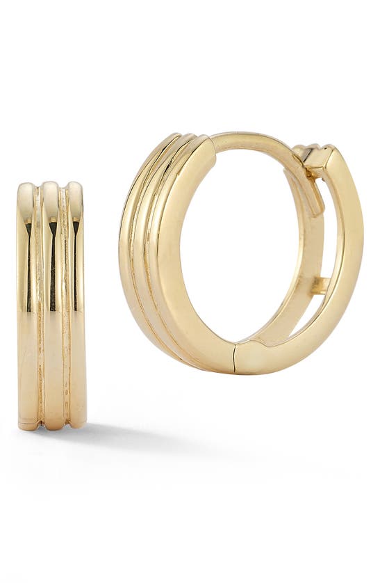 Ember Fine Jewelry 14k Yellow Gold Huggie Hoop Earrings In 14k Gold