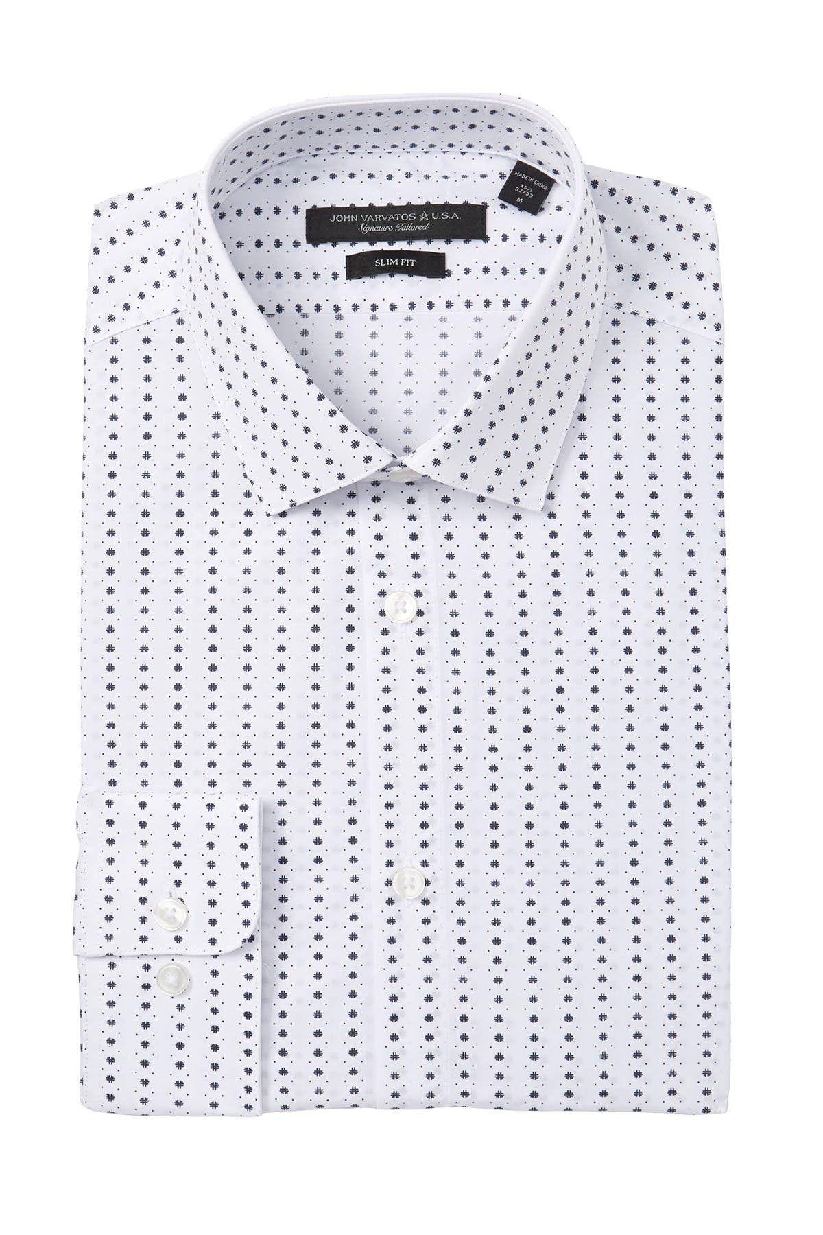 john varvatos white dress shirt