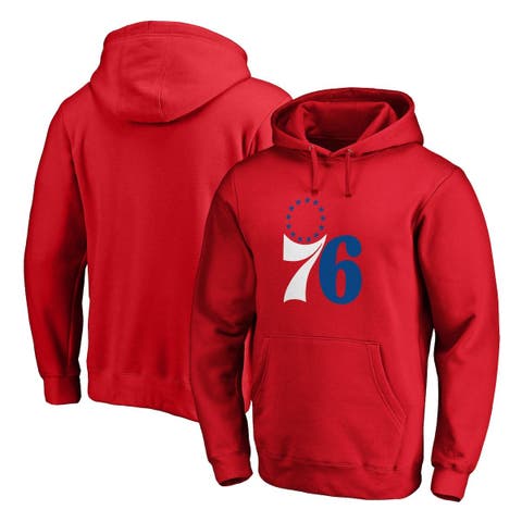 Levelwear Men's Atlanta Braves Red Podium Hoodie