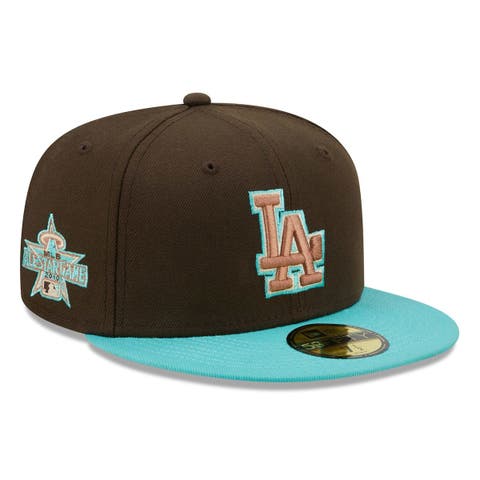 Men's Los Angeles Angels New Era Black Jersey 59FIFTY Fitted Hat