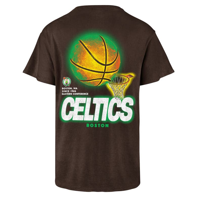 Shop 47 ' Brown Boston Celtics Vintage Tubular Dagger Tradition Premium T-shirt