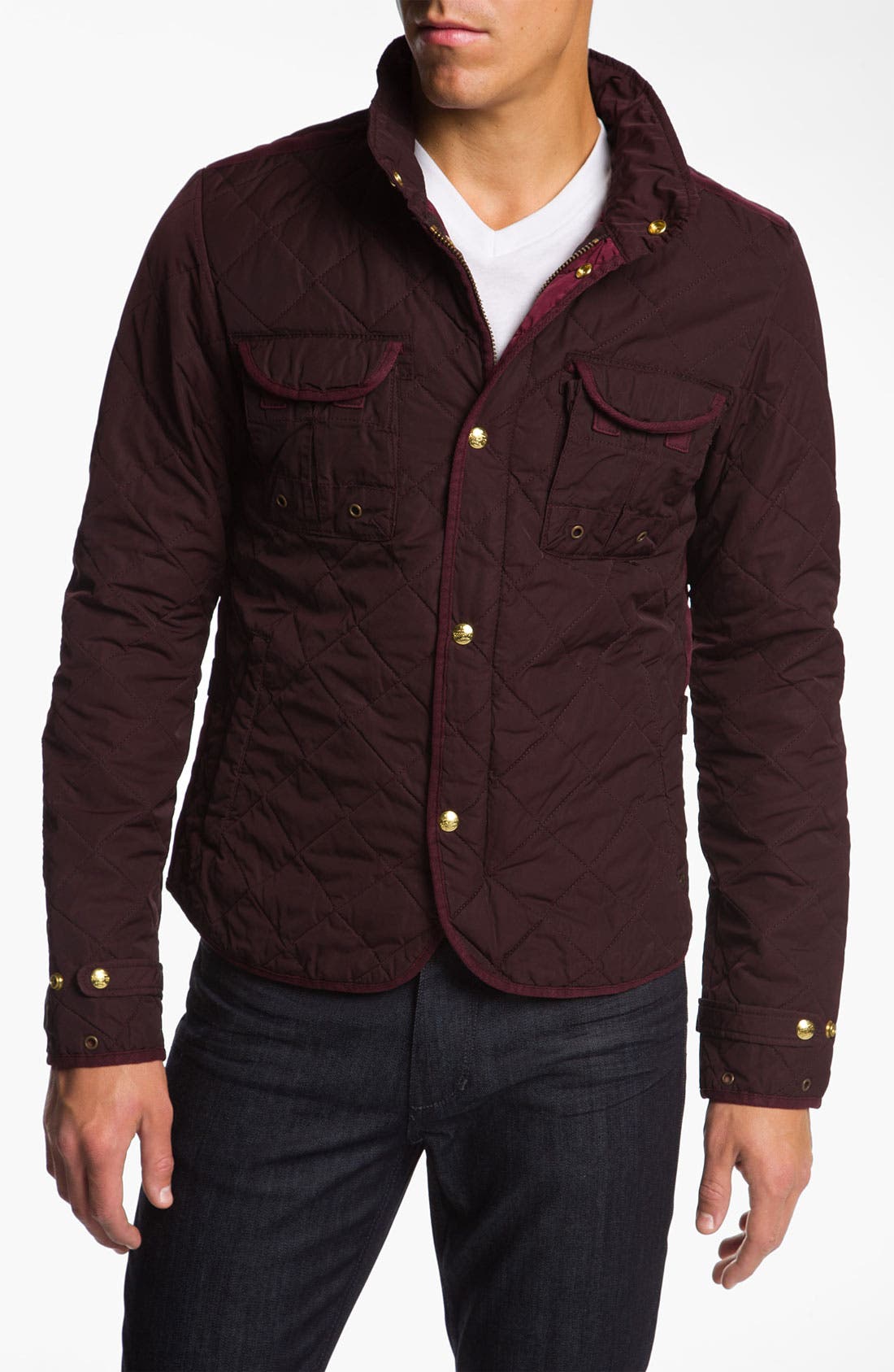 Scotch & Soda Diamond Quilted Jacket Nordstrom