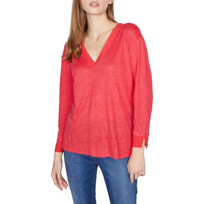 Petite Sanctuary Gina Mix Tee, Red