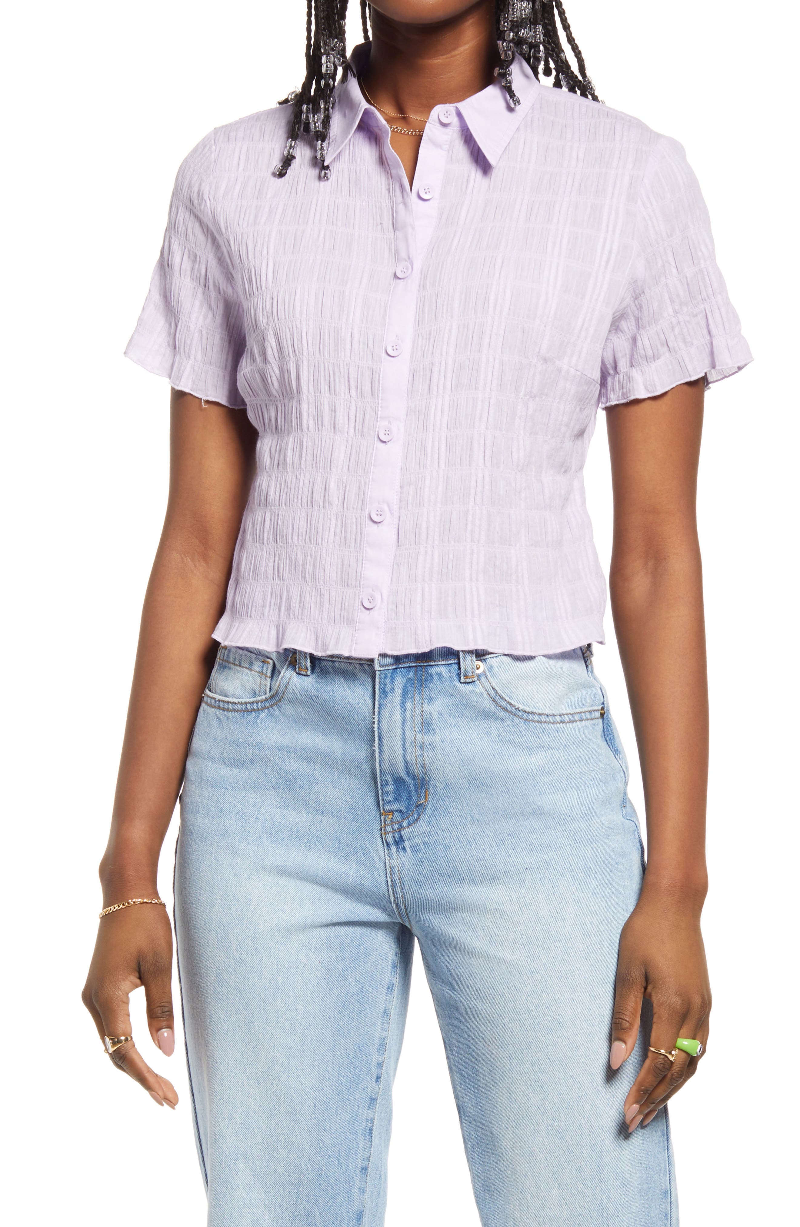 purple designer shirt womens