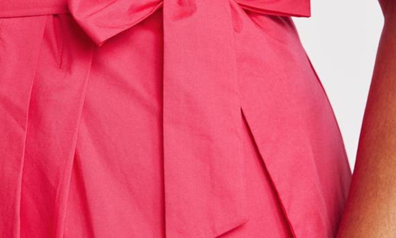 Shop Estelle Marissa Puff Sleeve Cotton Midi Dress In Pink