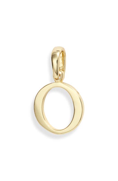 Melinda Maria Icons Alphabet Initial Charm In O- Gold