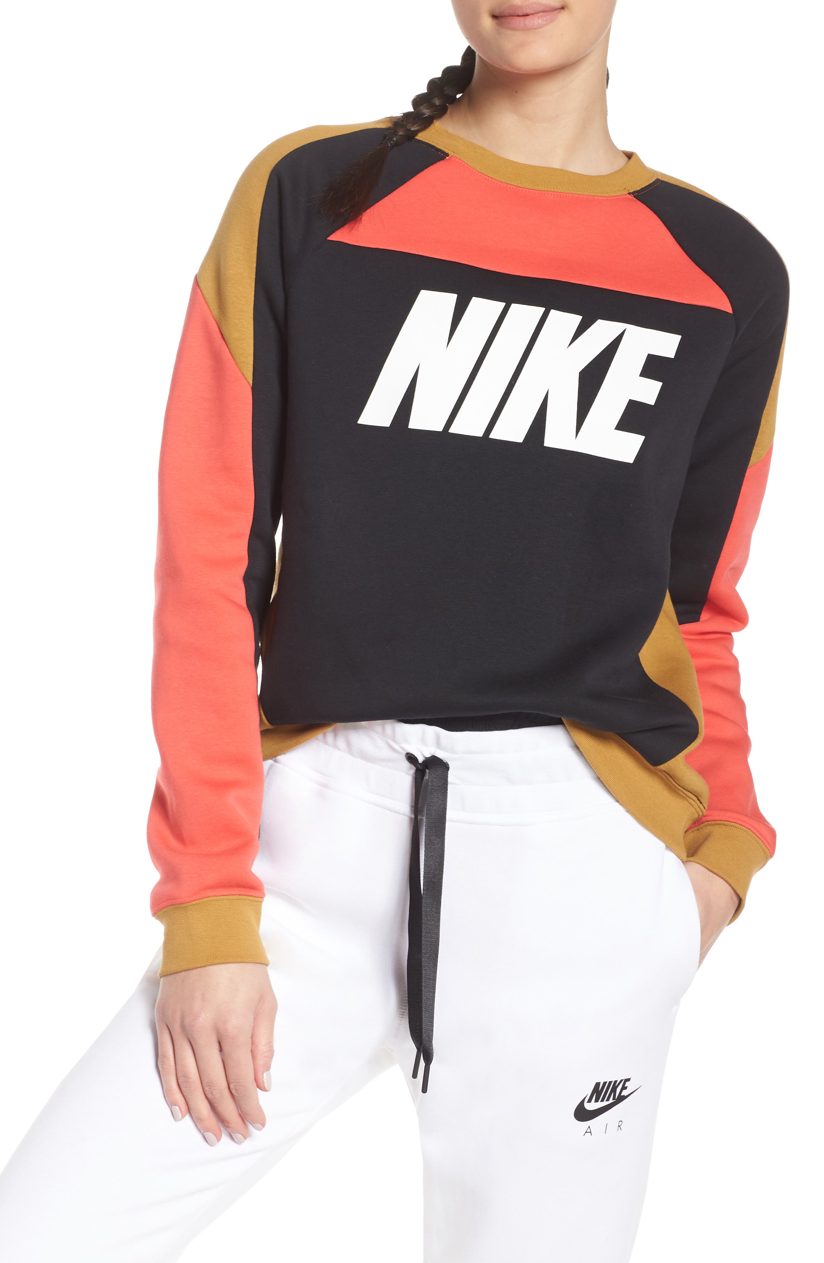 Nike Colorblock Fleece Sweatshirt 