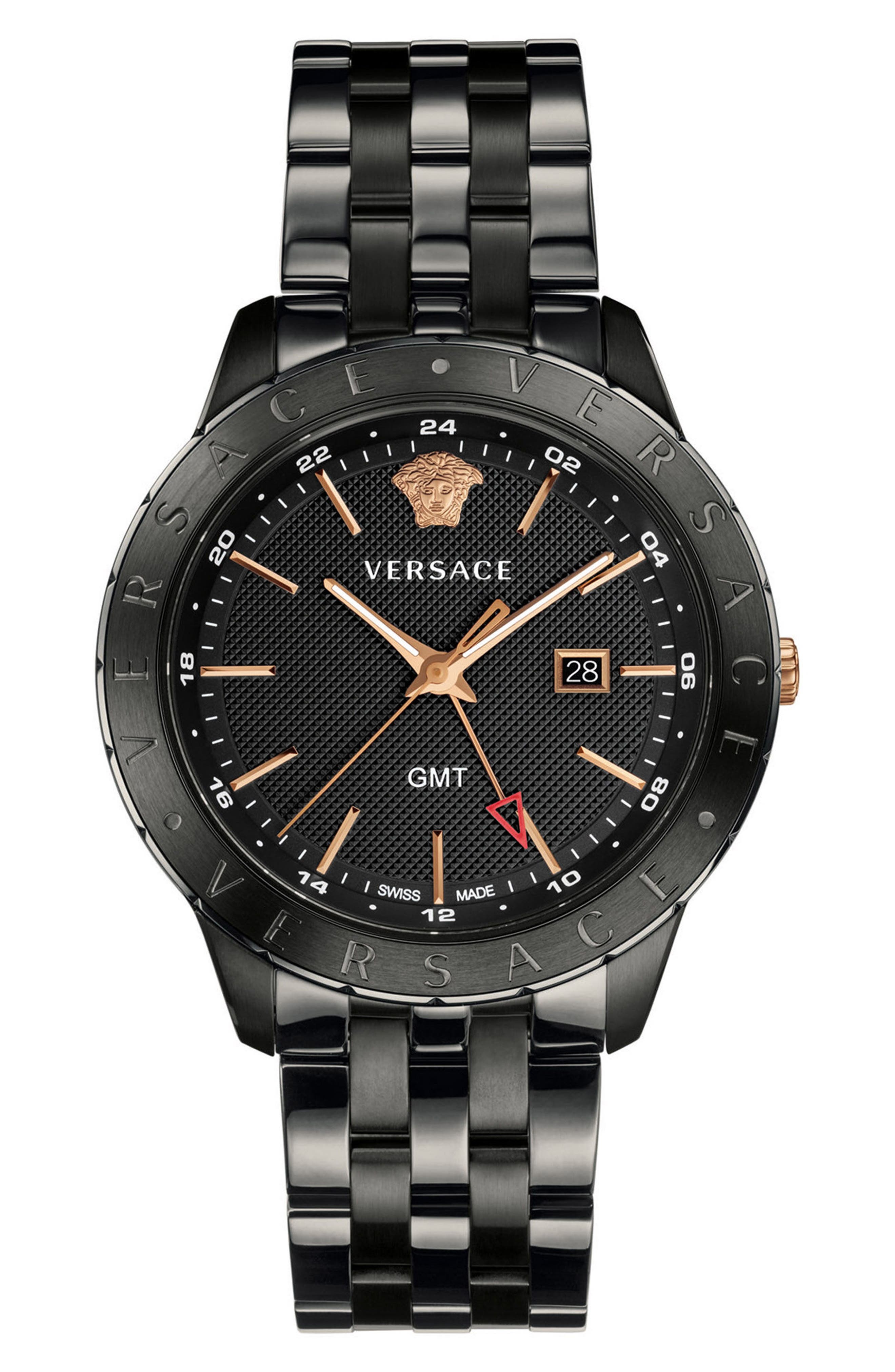 Versace Univers Bracelet Watch, 43mm 