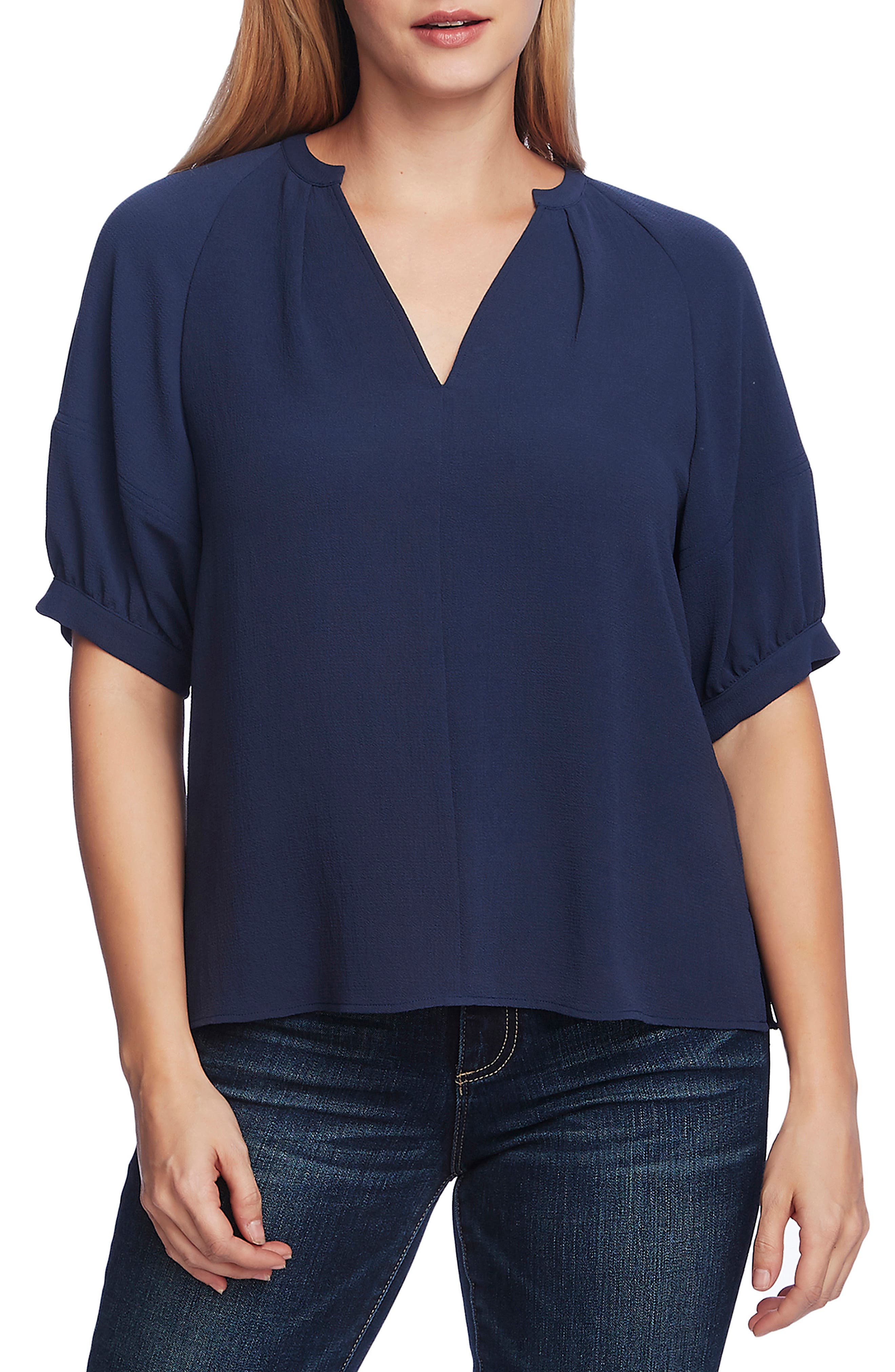 vince camuto bubble sleeve blouse